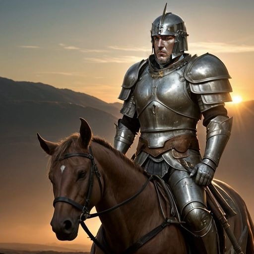 Epic Roman Legionnaire in Sunrise Glory