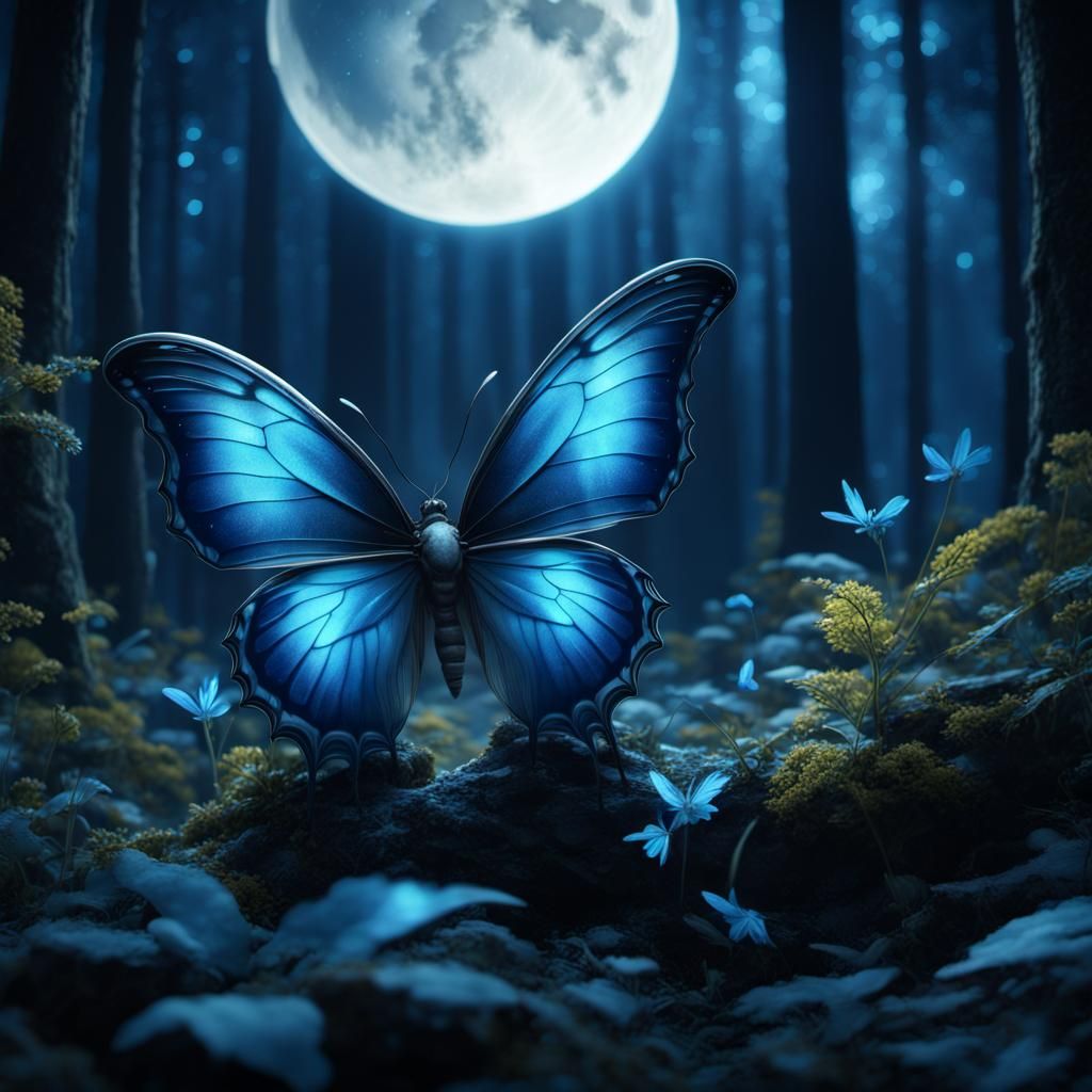 Blue butterfly