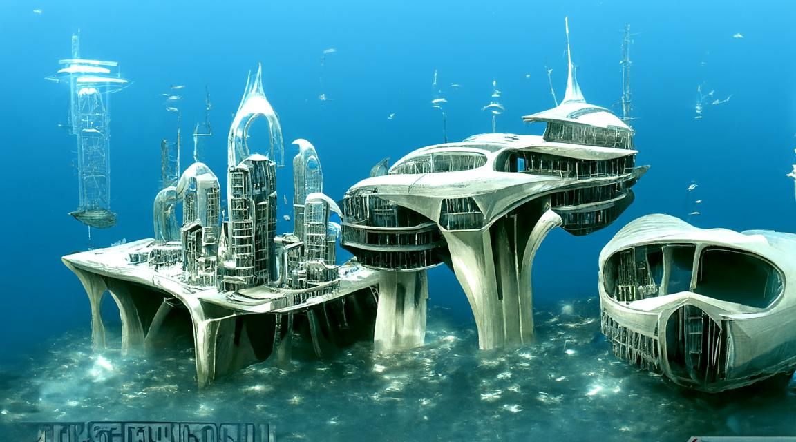 Futuristic Underwater City of Tomorrow