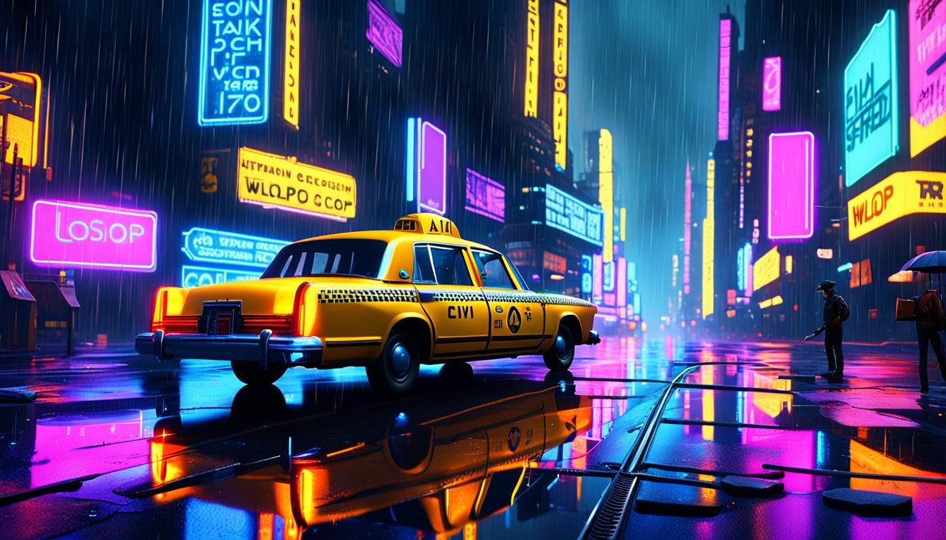 Neon Rain in 1970s New York: Cyberpunk Anime