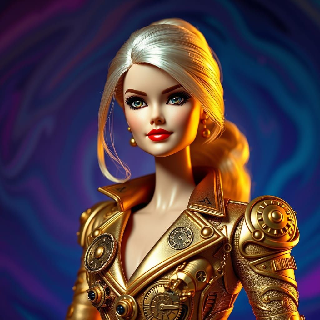 Barbie in Golden Clockwork Suit