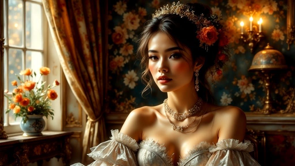 Ethereal Watercolor and Ink Wash Experiment