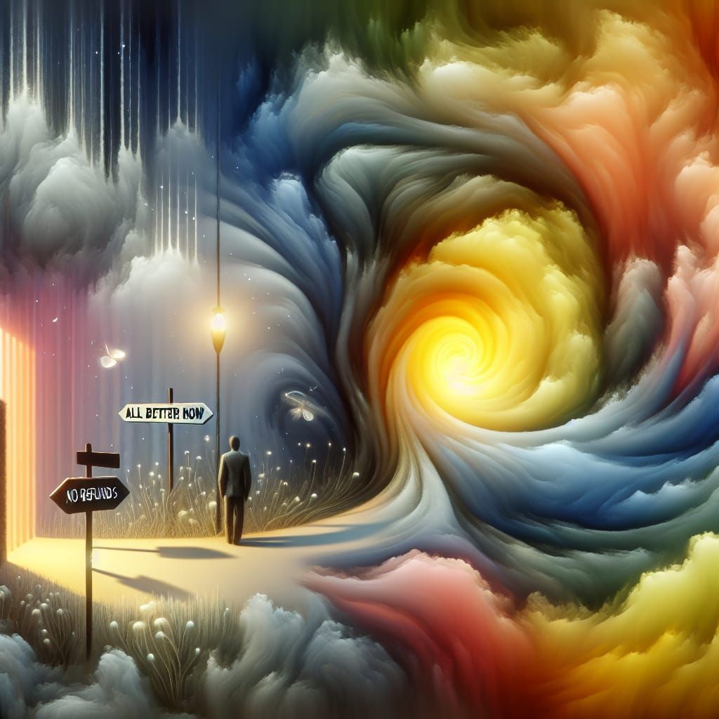 Abstract Scene of Peace and Calm in Special Dimension