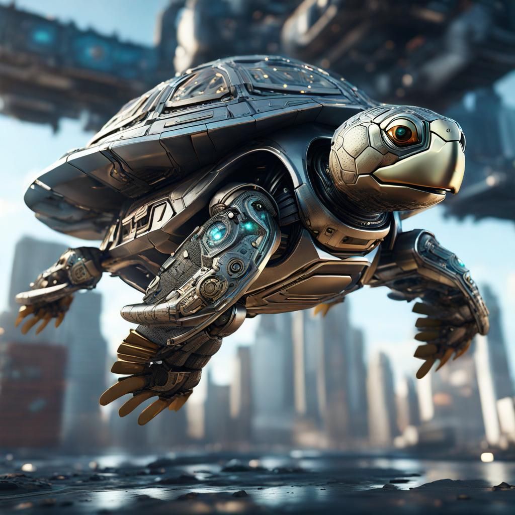 Flying Turtle City: A Sci-Fi Epic