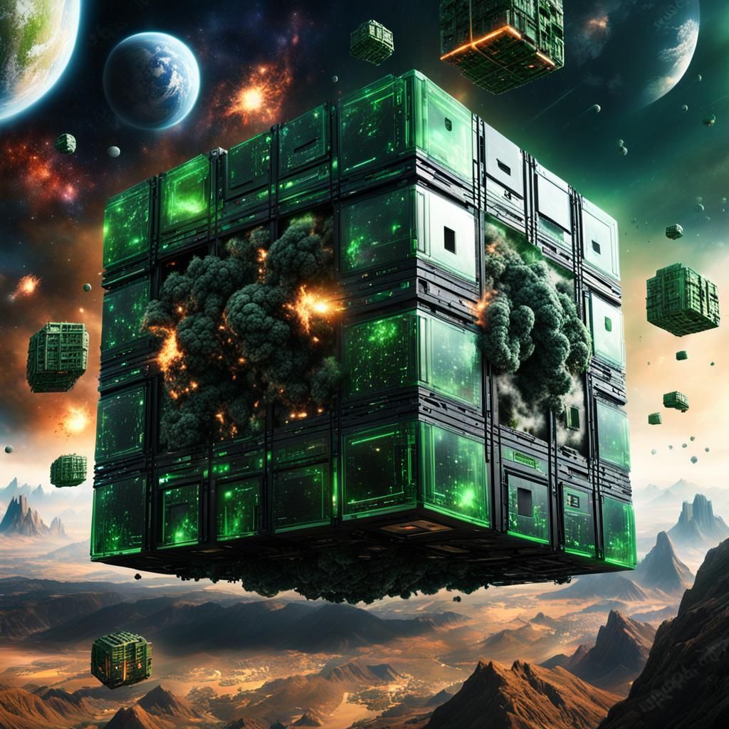 The ultimate Borg cube in outer space 🪐