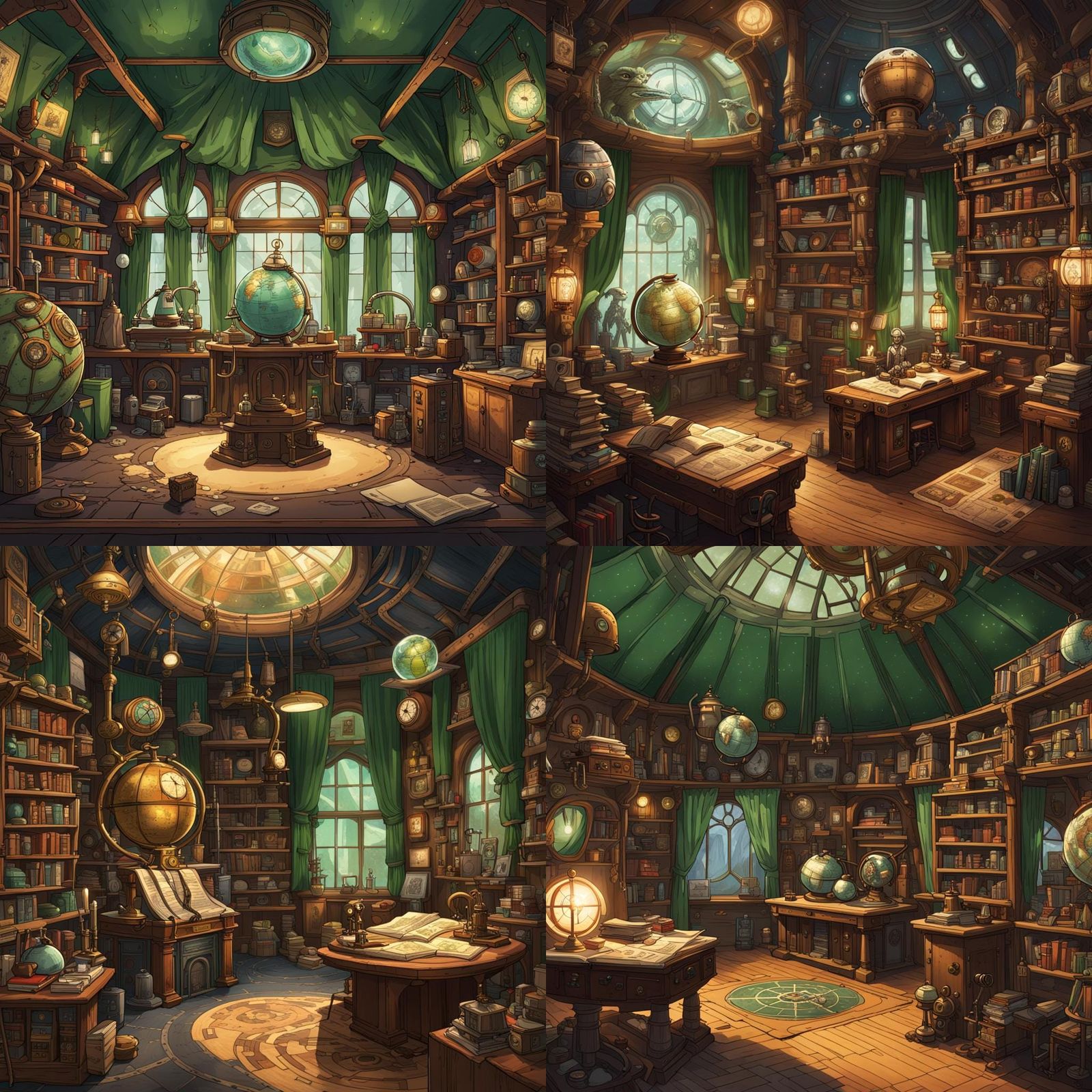 Steampunk Star Wars Adventurers' Lodge with Artifacts