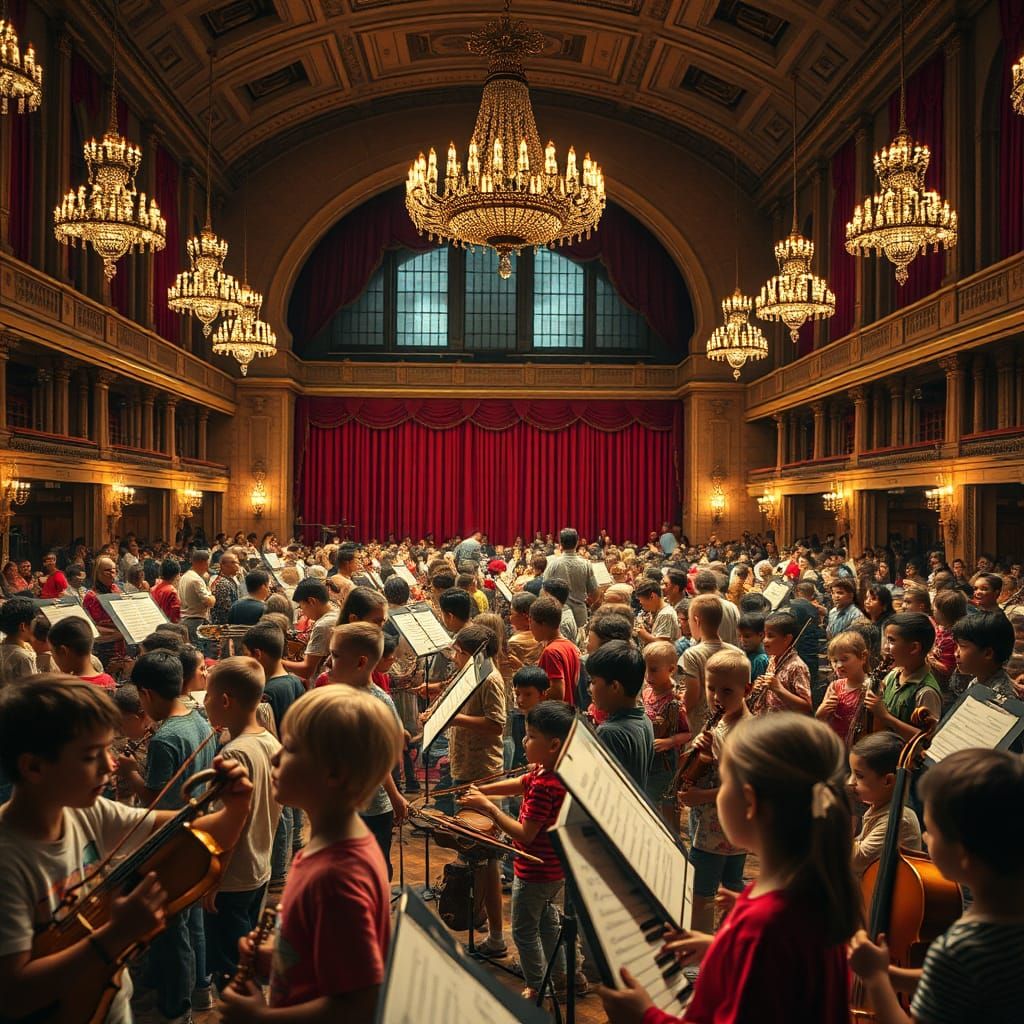Children's Music Exhibition in Grand Concert Hall