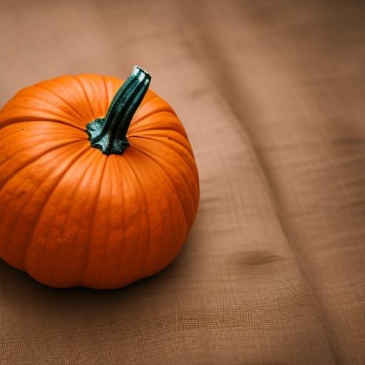 Pumpkin in Natural Light with Bokeh