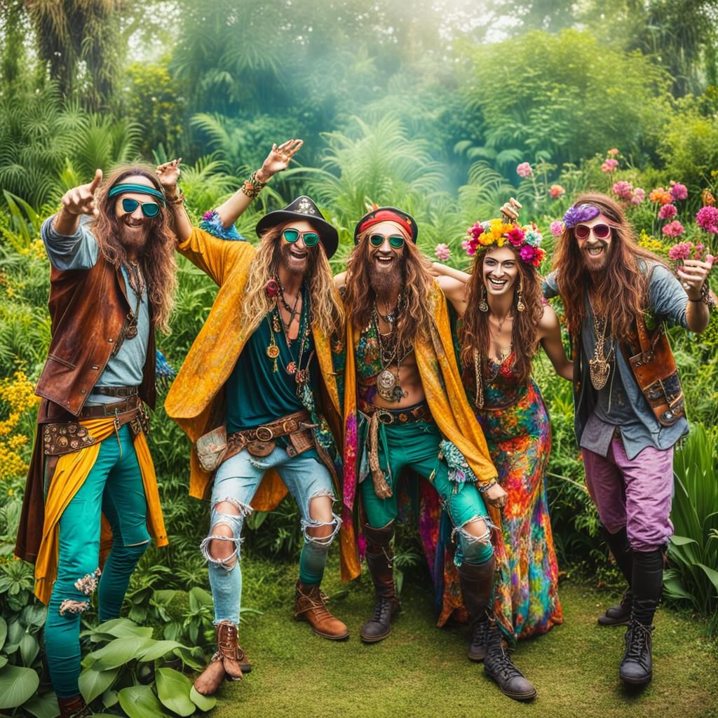 Lush Botanical Garden Party with Wizards