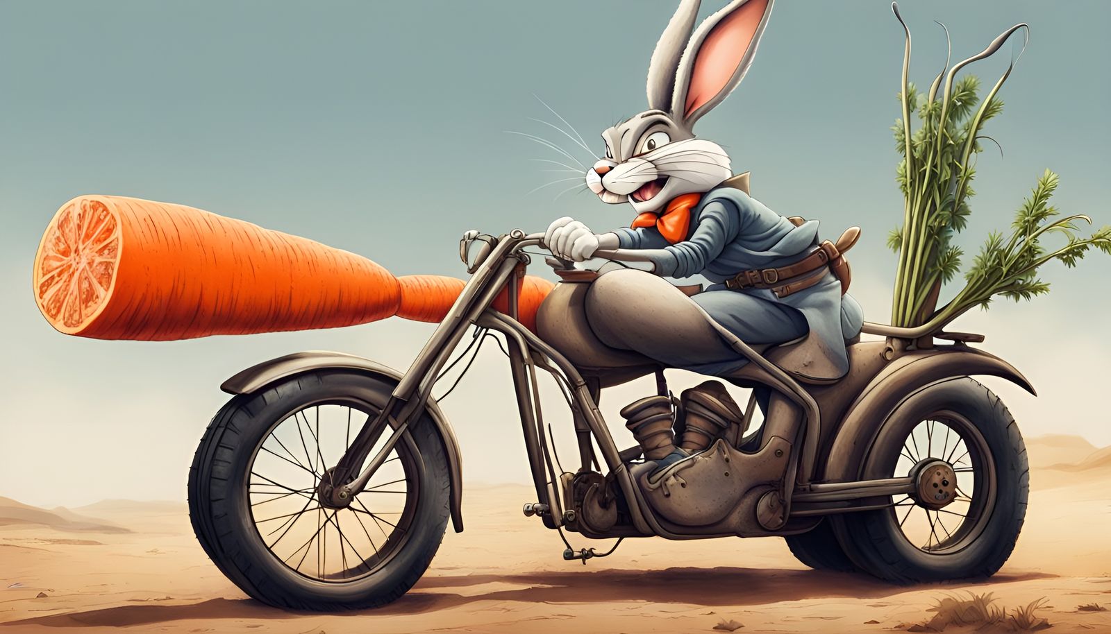 Bugs Bunny as Mad Max Warrior