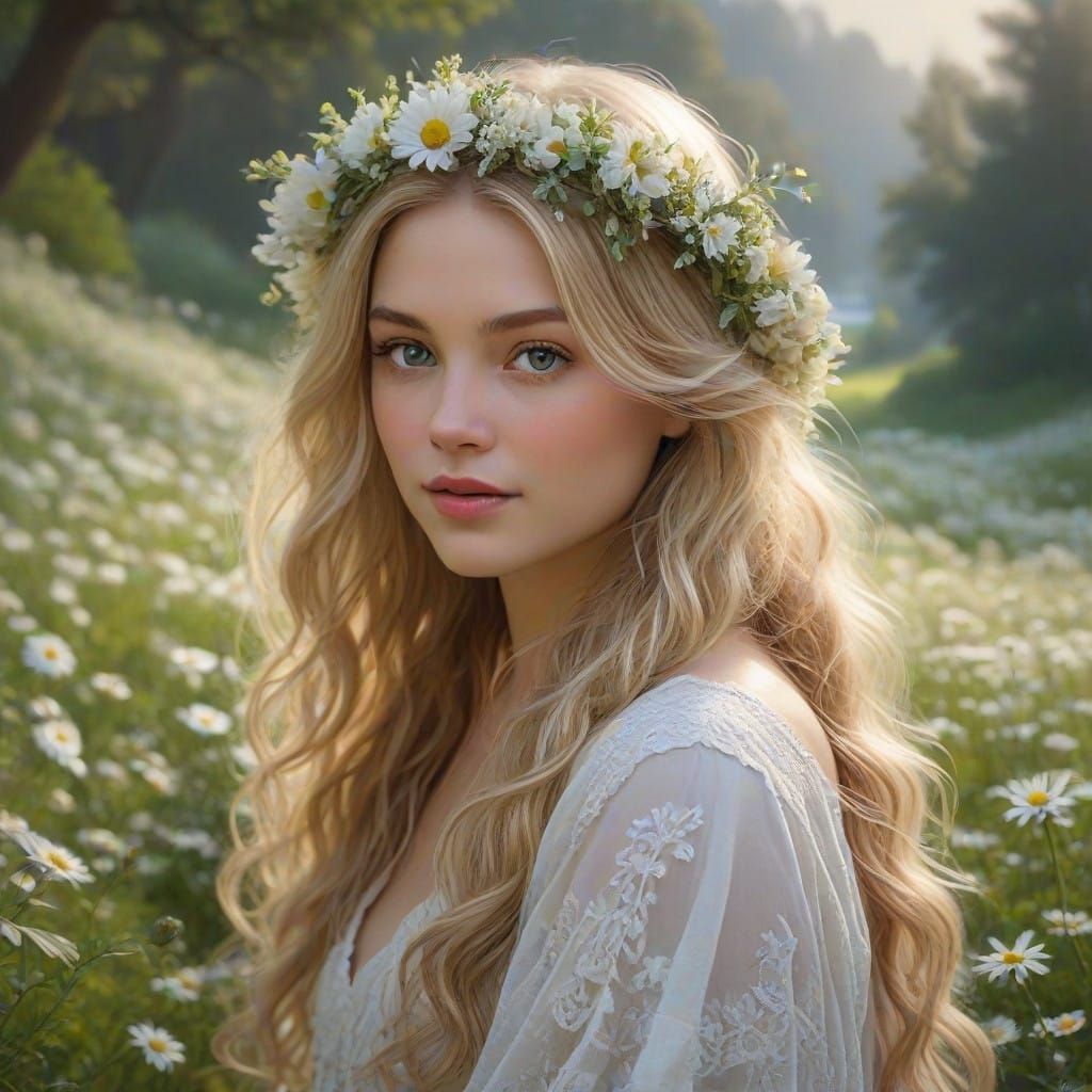 Ethereal Beauty in a Whimsical Landscape