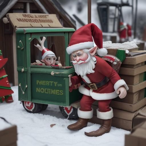 North Pole Elves Strike Before Christmas