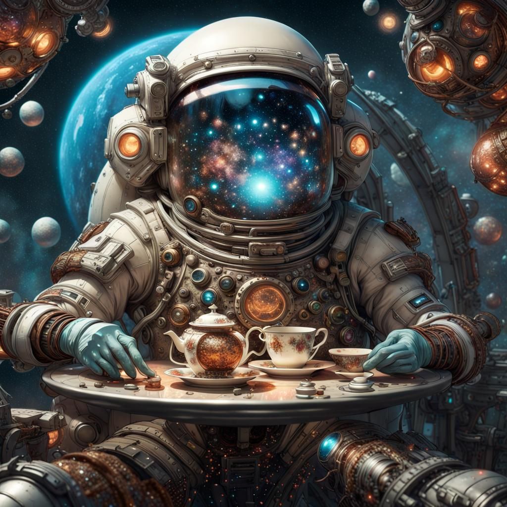 Astronaut Tea Party
