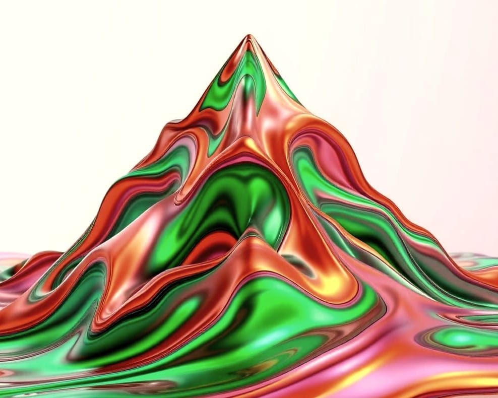 The Sunrise Liquid Pyramid Wave