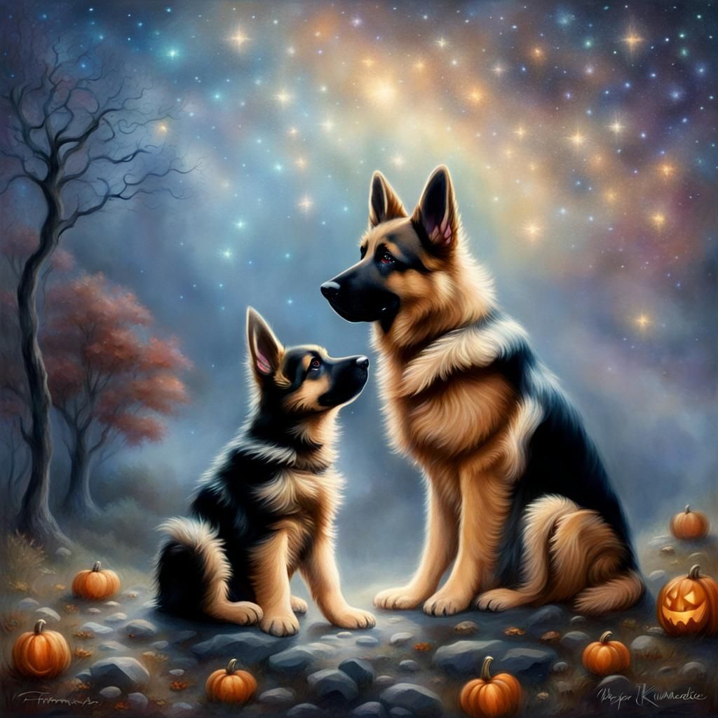 Puppy's Halloween Dream: A Thomas Kinkade Fantasy