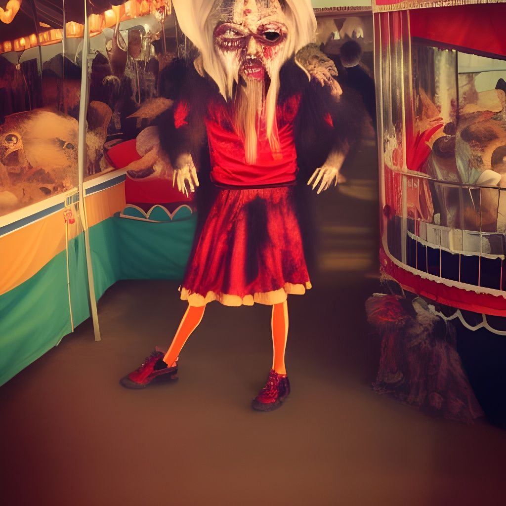 Creepy and Depressed Carnies in Colorful Attire