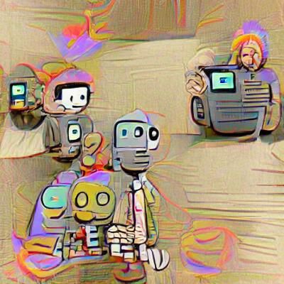 AI Generated Image from a Blank Prompt