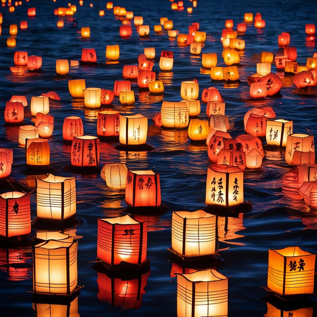 Toto Nagashi, Japanese Lantern Festival