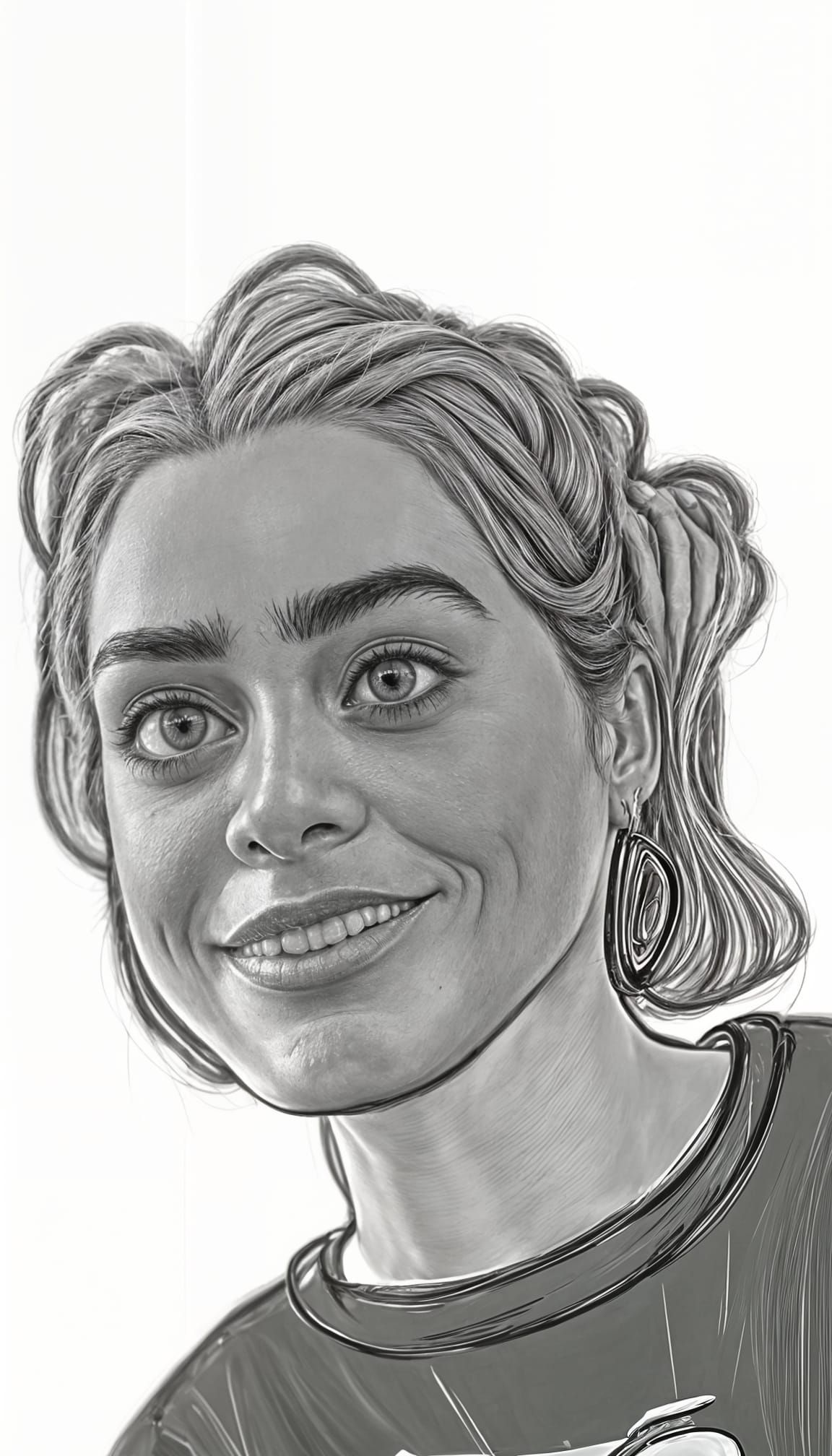 Hyperrealistic Figure in Socialist Realism Style