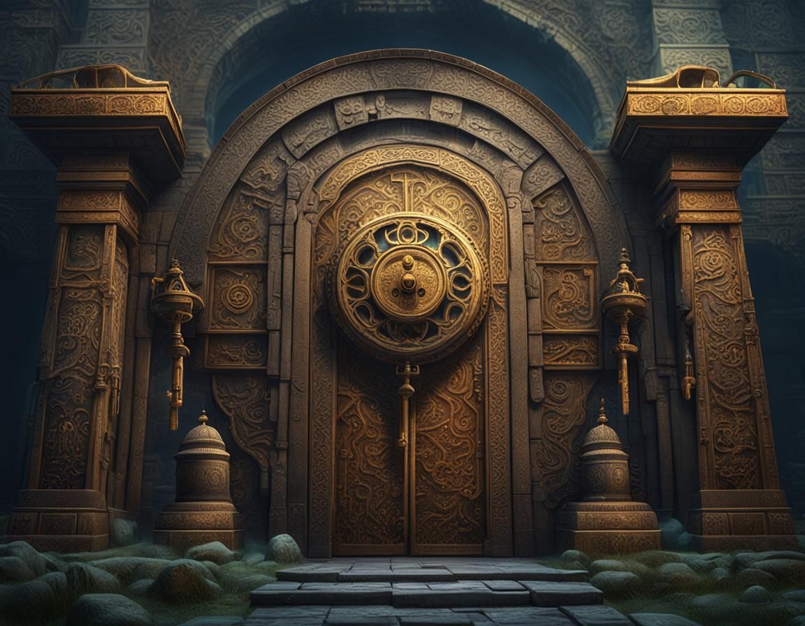 Mystical Tomb Lock Concept Art in High Resolution