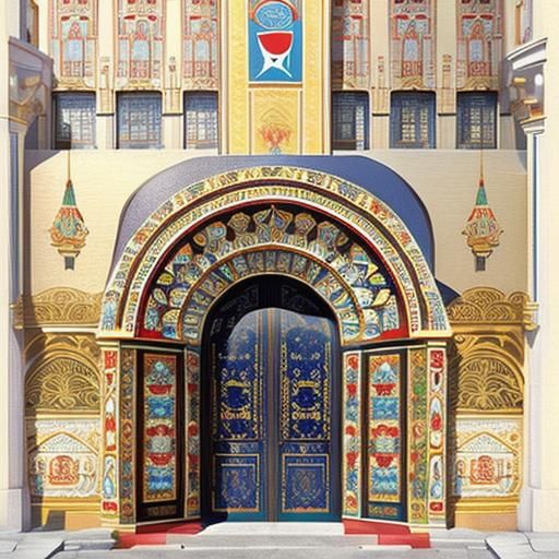 Elegant Art Deco Illustration in Erté Style