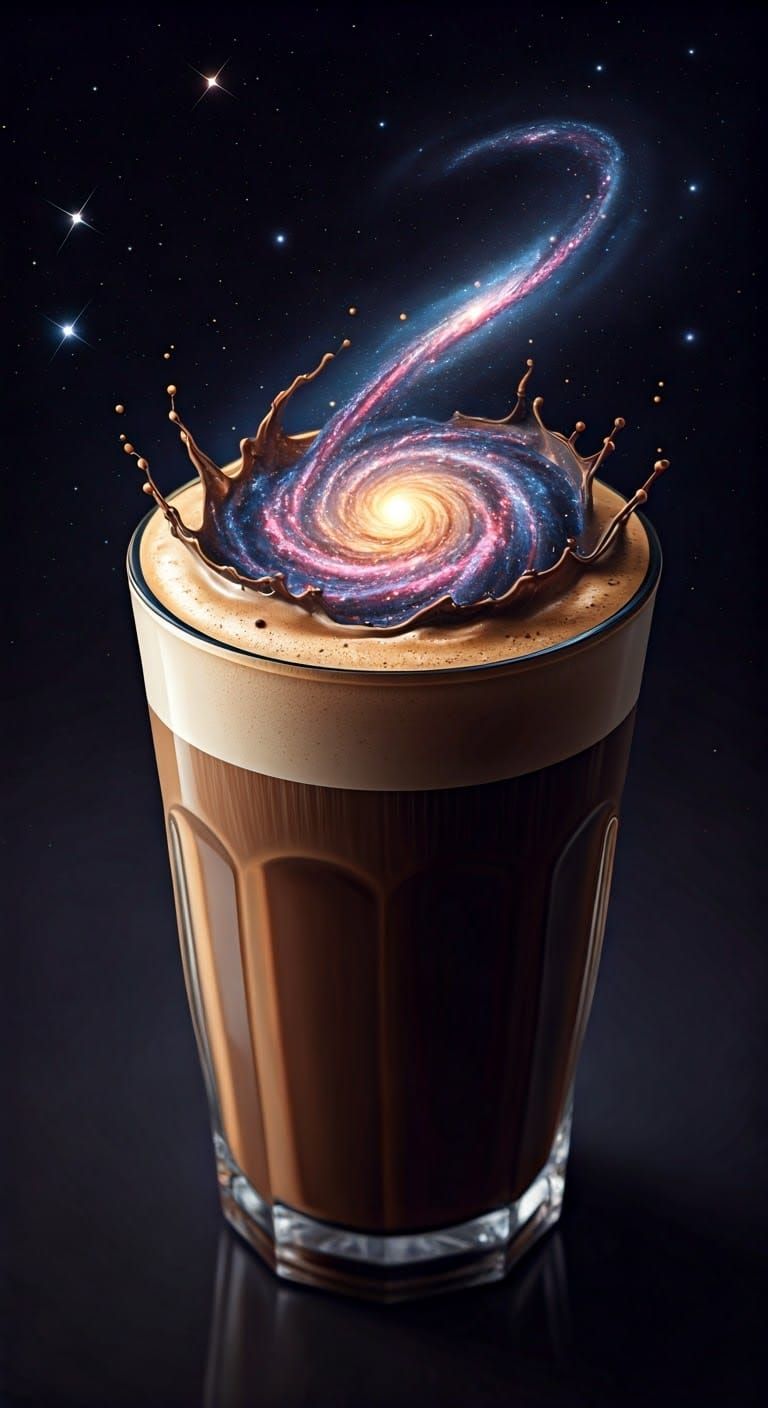 Galactic Coffee Brew in a Vortex of Cosmic Colors