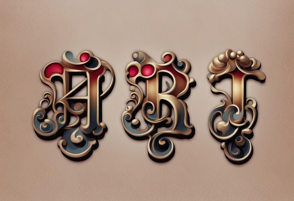 Art Nouveau Rococo Architecture with Dynamic Lighting