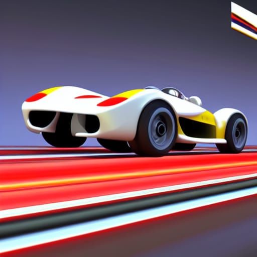 Speed Racer and Racer X in 3D Anime Style