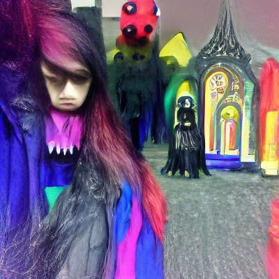 Dark Gothic Creature: A Depiction of Depression