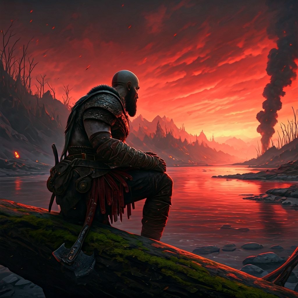 Kratos in the Aftermath of Ragnarok