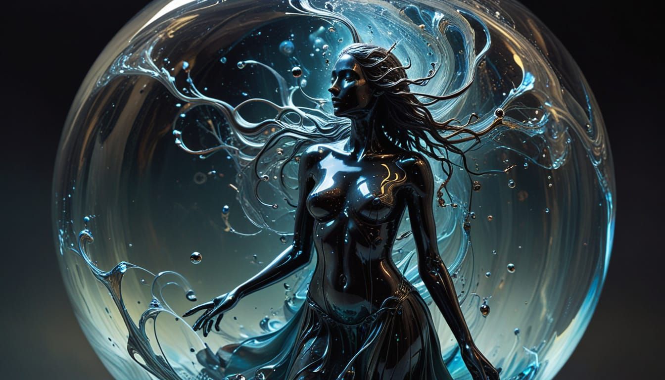 Kindness Emerges from Chaos: Surrealist Ethereal Heart