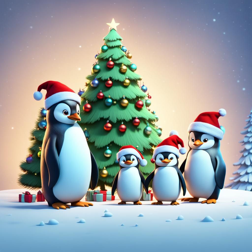 The Pengern Family Celebrating Christmas