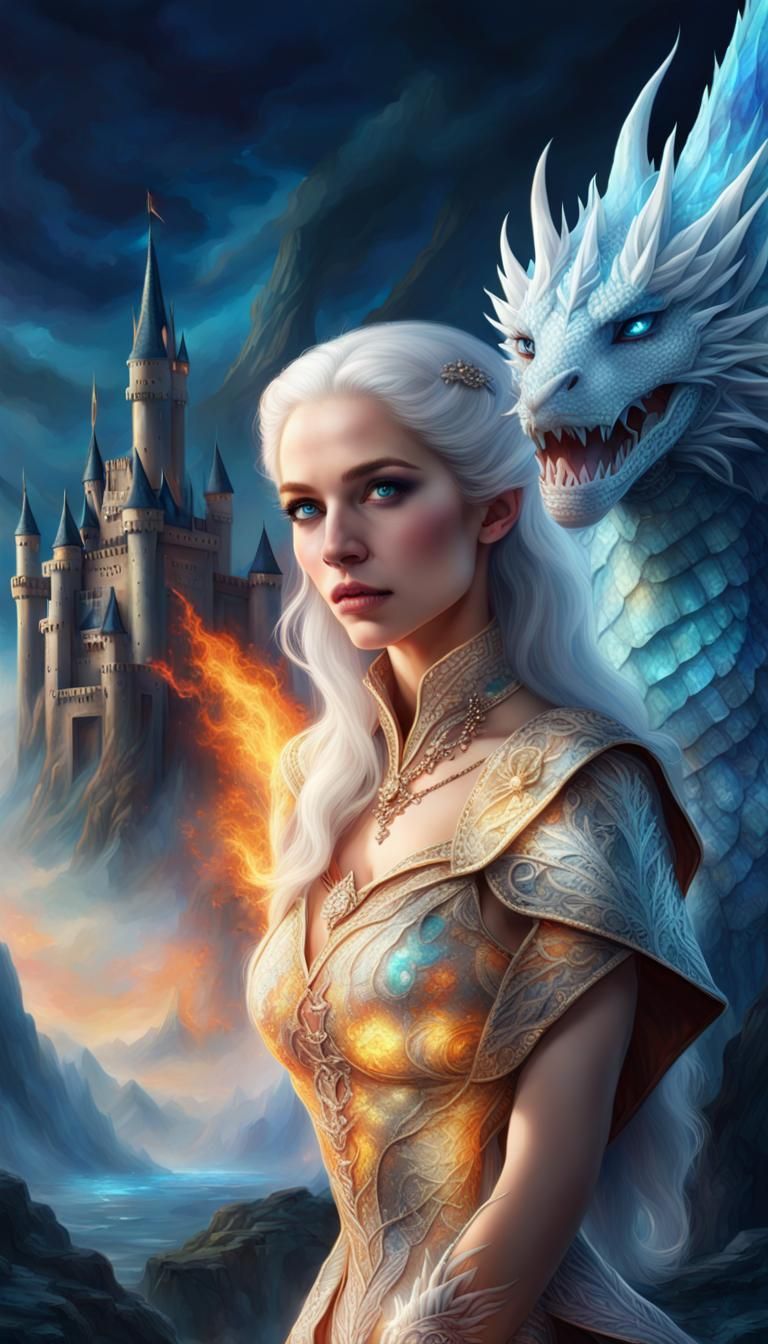 The Ice Queen and Her Ice Dragon