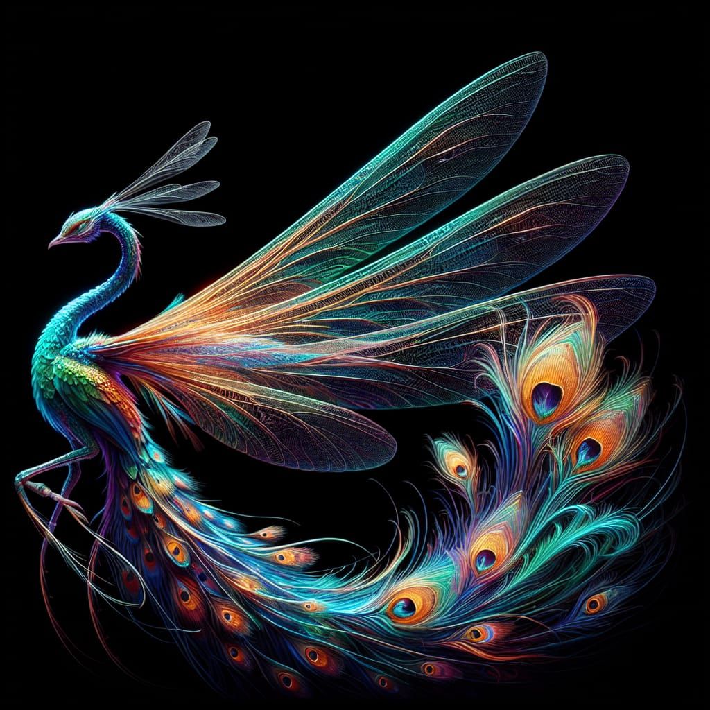 Hybrid Dragonfly Peacock
