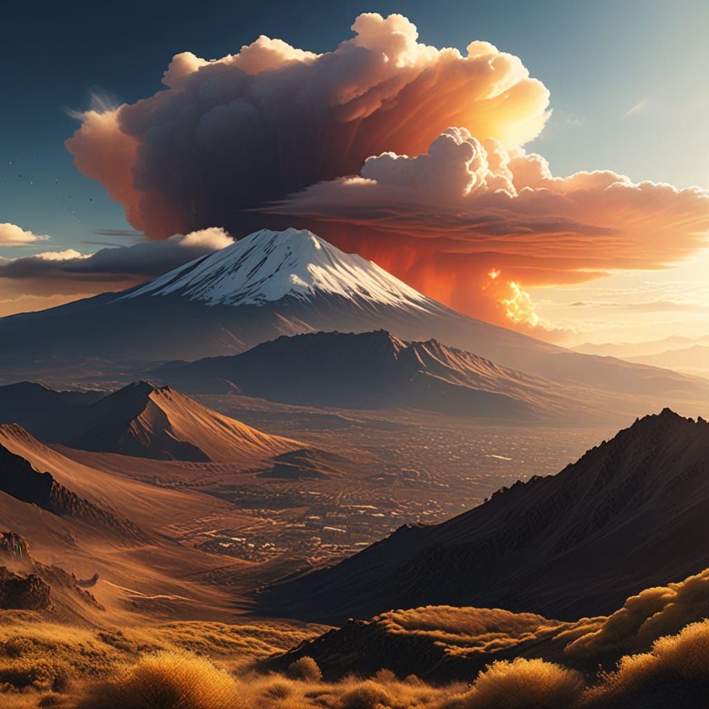 Mount Etna: Countess of the Winds in Fantasy Art