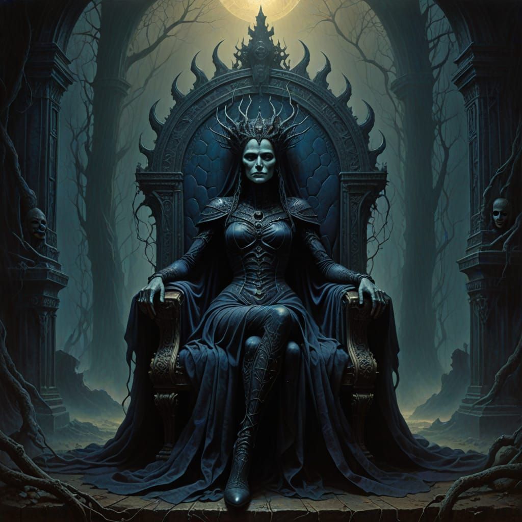 Enchantress in Mystic Shadows