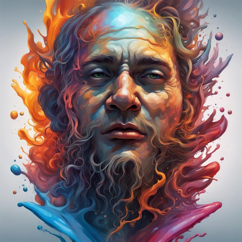 Hyperrealistic Spirits: Intricate Concept Art