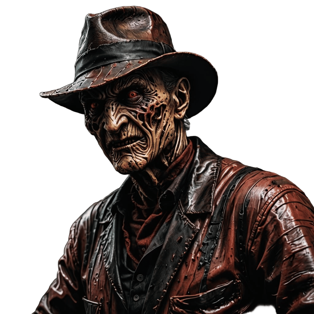 Freddy Krueger at My Window, in Hyperrealistic Style