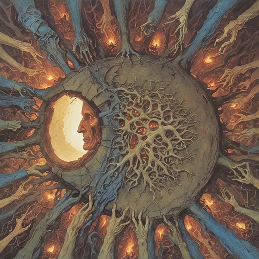 Tormented Souls in Dante's Seventh Ring of Hell