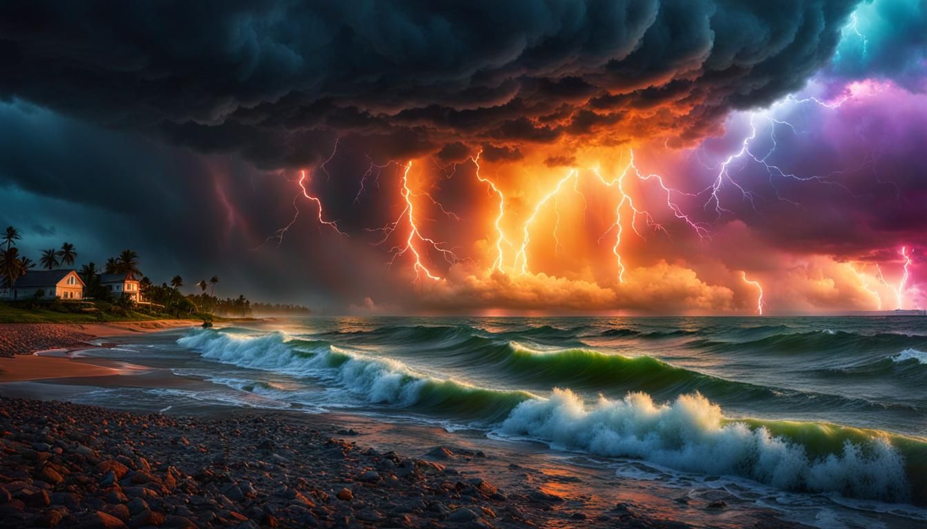 Apocalyptic Tornado of Time: Digital Matte Painting