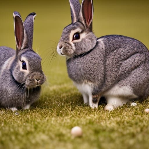 Rabbits in Natural Light: Professional Photography