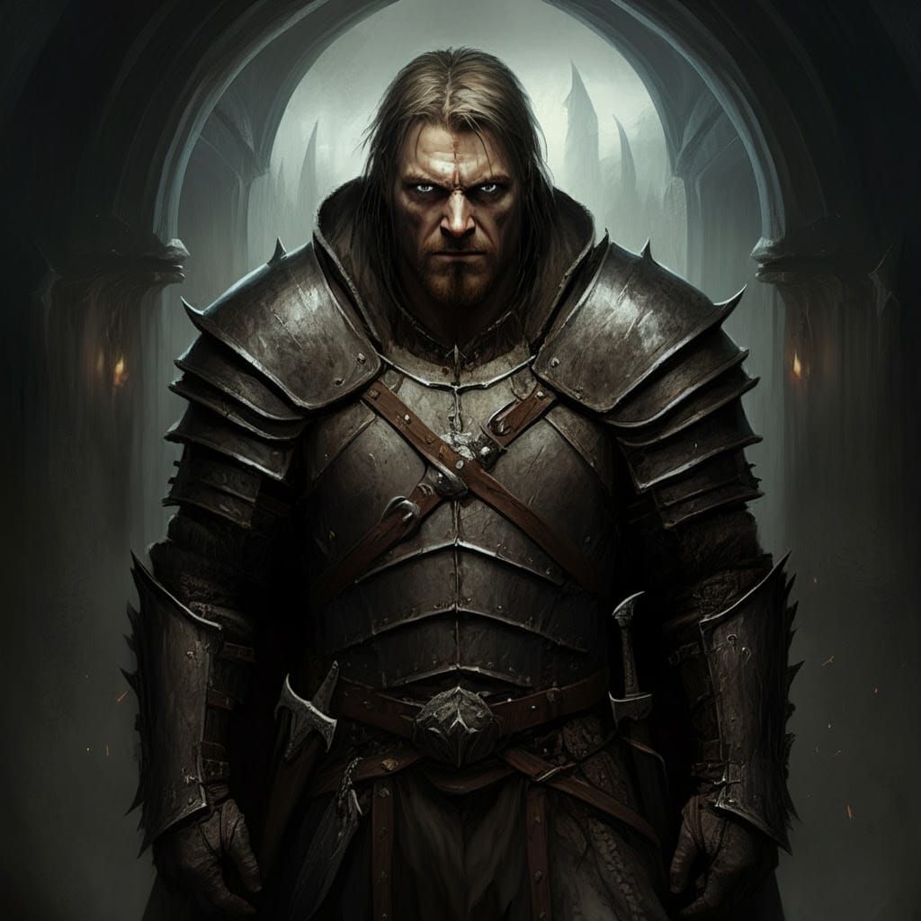 Dark Fantasy Landscape in a Grimdark Aesthetic