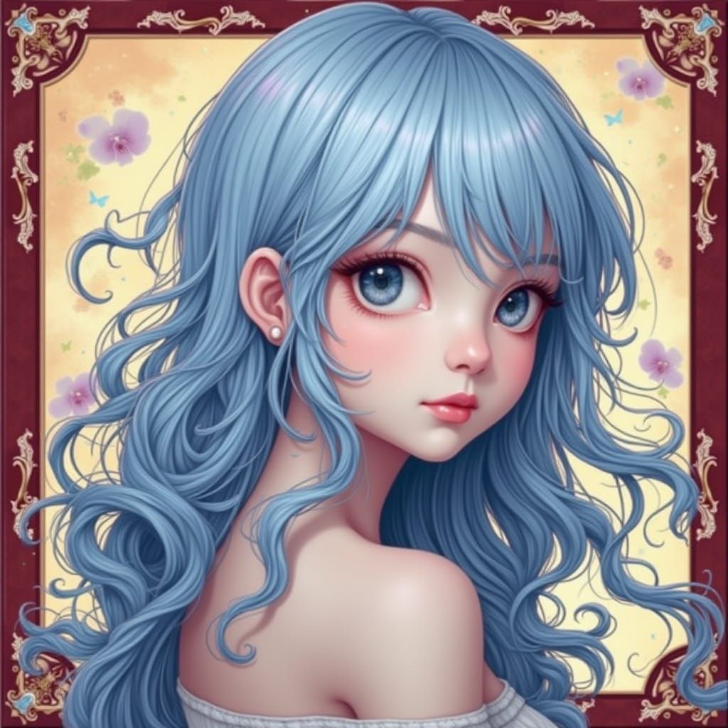 Expressive Hairstyle Reflecting Life and Infinity