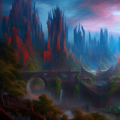 Victoria Justice Detailed Matte Painting
