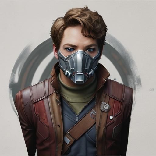 Star Lord with Mask: AI-Generated Character