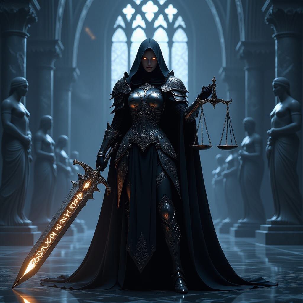 Justice in Shadow: A Dark Fantasy Vision