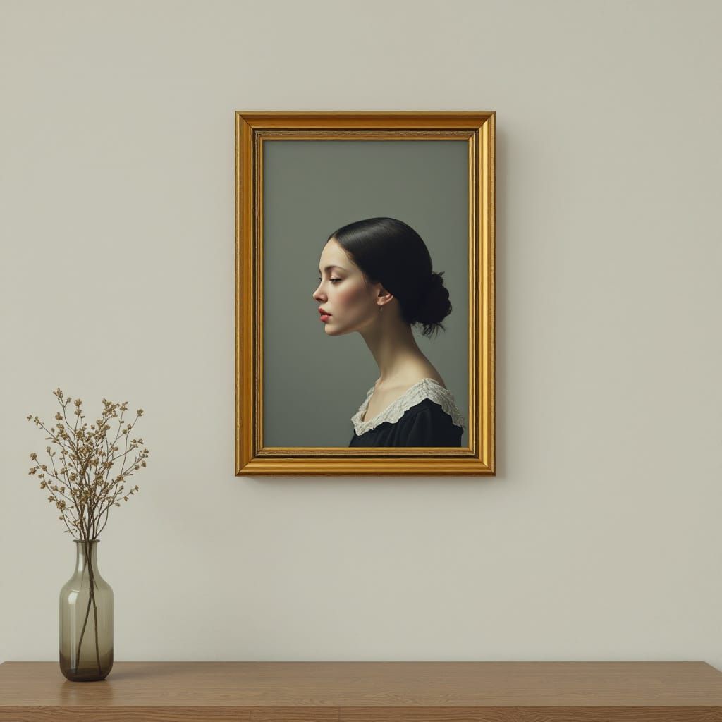 Animated Portrait in Rembrandt Style, Hyperrealistic