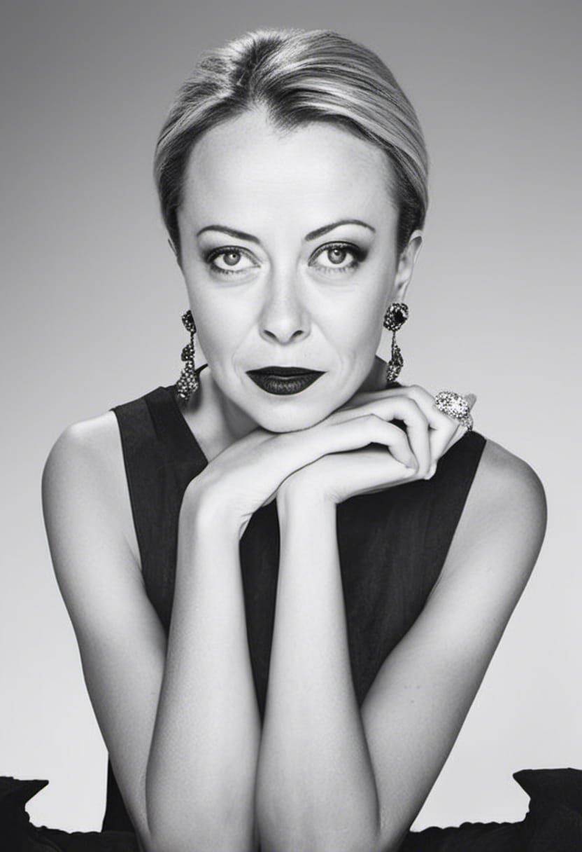 Striking Portrait in Chiaroscuro Lighting