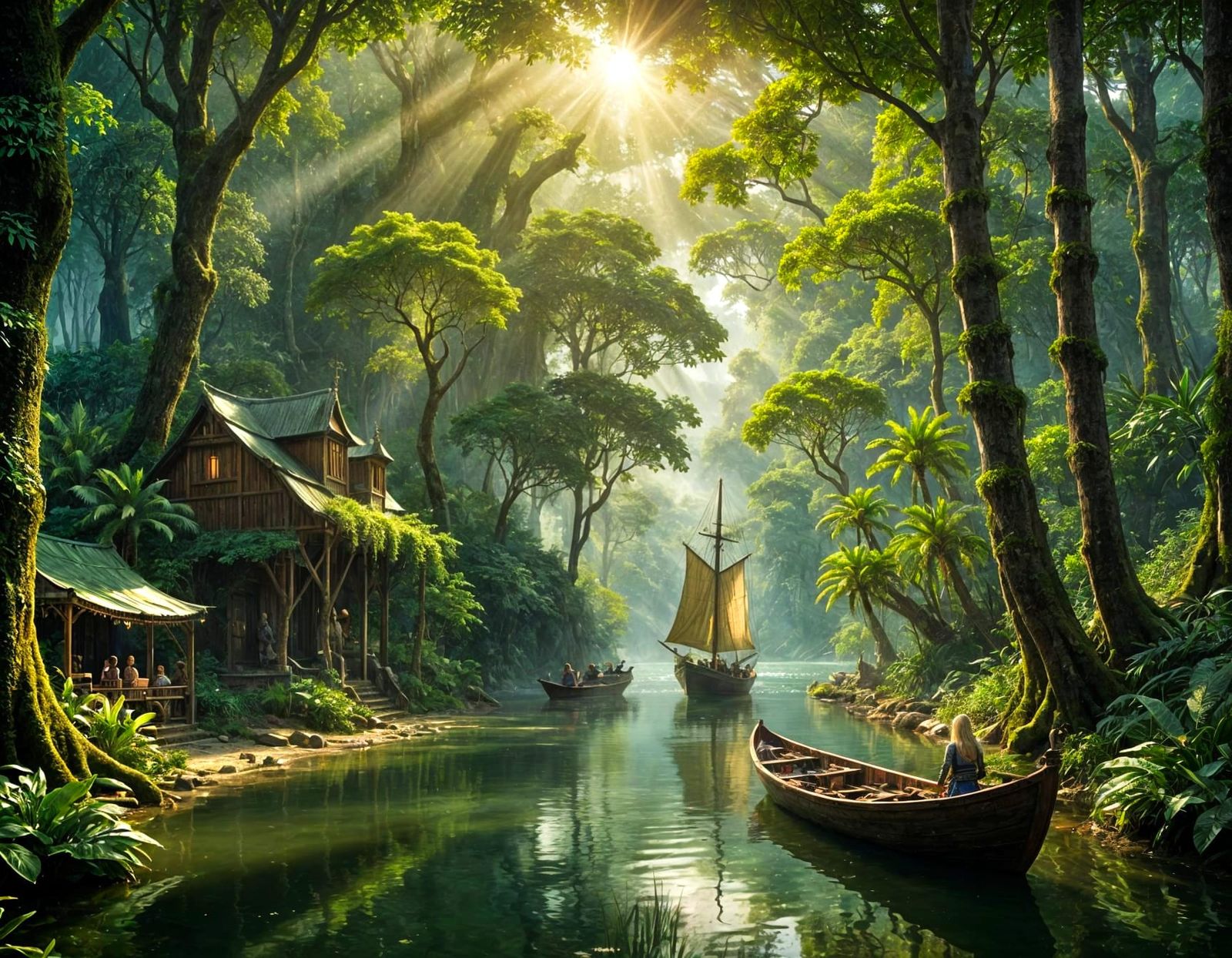 Avalorian landscapes and geography #15: The fluvial trade ro...