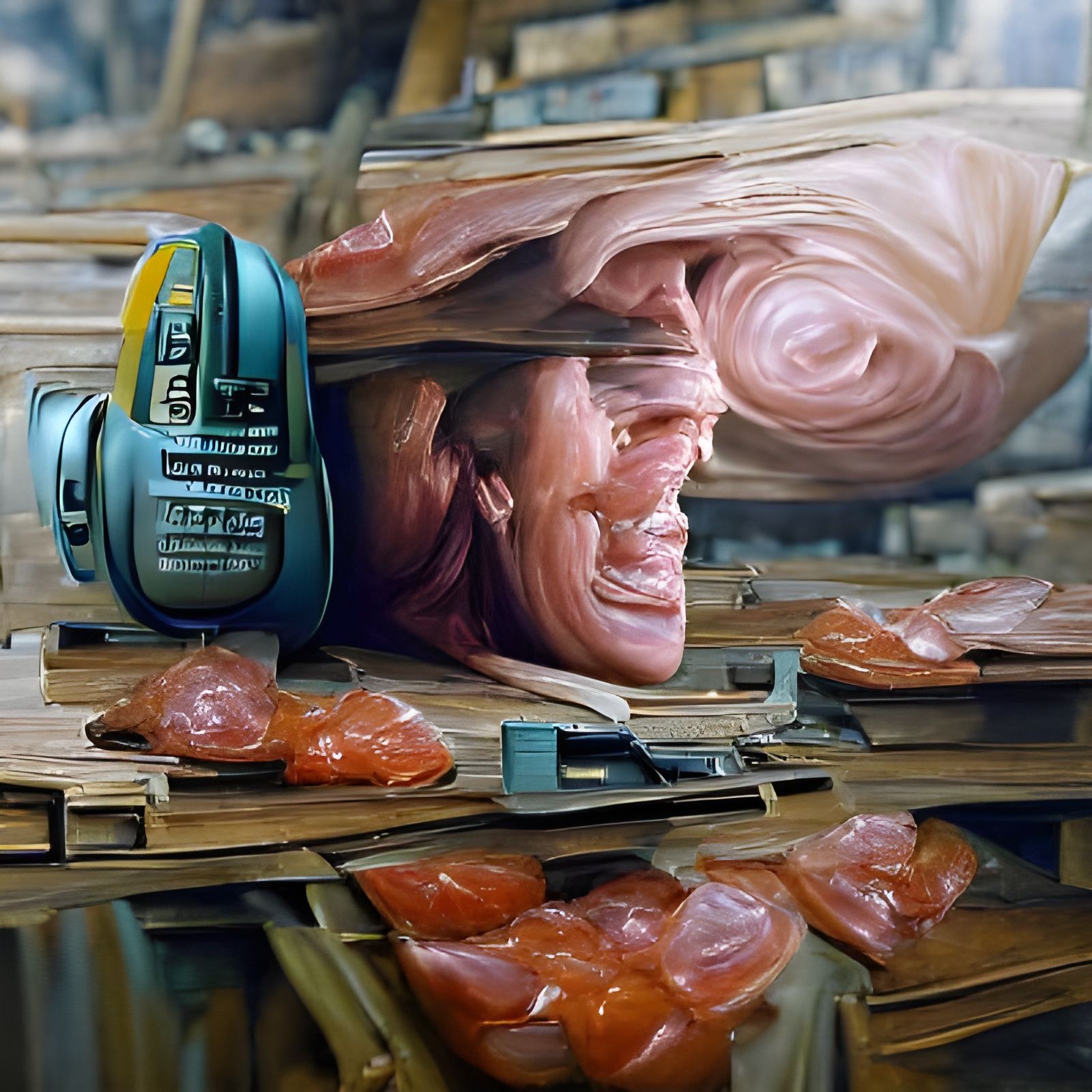 Total Recall: Retro Sci-Fi Oil Painting